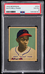 1949 Bowman #224 Satchel Paige Rookie High Number PSA VG-EX 4