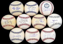 New York Yankees Signed Commemorative Baseball Collection (10) - All Individually Certified