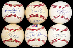 Hall of Famer/Star Signed & Inscribed Baseballs Collection (18) - All Individually Certified
