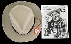 Dizzy Dean Duo with Signed 8x10 Photograph & Custom Cowboy Hat