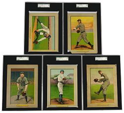 1911 T3 Turkey Red Cabinets SGC Authentic to FAIR 1.5 Graded Group (5)