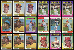 1974 & 1975 Topps Collection (1,425+) with (280+) Hall of Famers
