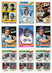 1976-1979 Topps Collection (1,850+) with (375+) Hall of Famers