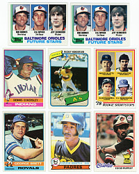 1976-1982 Topps Complete Set Collection (9) with Full Run