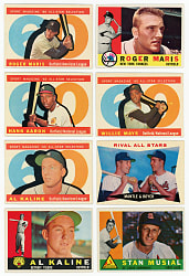 1960 Topps Near Complete Set (564/572) - Sharp!