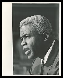 1966 Jackie Robinson Original News Service Photograph PSA/DNA Type I