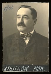 1906 Ned Hanlon Cabinet Photograph - Image Used for 1906 Fan Craze Card