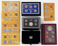 1957-2009 U.S. Mint Proof Set Collection (88) with 8 Premier Silver Sets