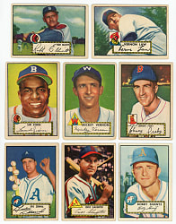 1952 Topps #1-310 Starter Set (95) Different