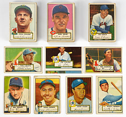 1952 Topps #1-310 Collection (90)