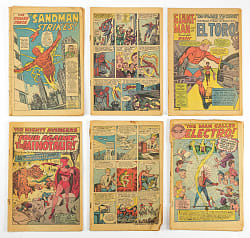 1960s Marvel/DC/Other Comic Books (39) with Avengers #1 Partial Comic
