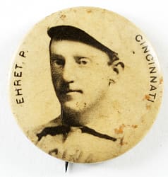 1898 Cameo Pepsin Gum Pins Red Ehret - Standard Catalog Uncatalogued!