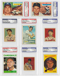 1949-1964 Signed PSA/DNA AUTHENTIC Graded Collection (20)