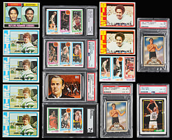 1951-2012 Multi-Sport Singles Collection (225+) with Superstar Blocks & (7) Graded