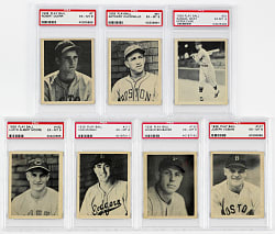 1939 Play Ball PSA Graded EX-MT 6 Group (7) with #7 Bobby Doerr Plus (2) High Numbers