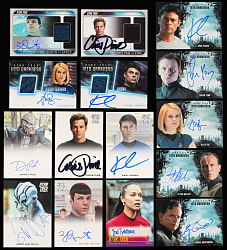 2017 Rittenhouse Archives Star Trek Beyond Collection with (57) Autograph Cards Including Chris Pine & Zoe Saldana