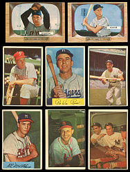1952-1955 Bowman Starter Set Quartet (424) Including (36) Hall of Famers & (80) High Numbers