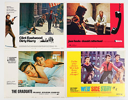 1960s-1970s Movie Lobby Cards (74) Including (2) Complete Sets