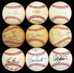 Single-Signed/Multi-Signed Baseballs (20) with (3) Willie Mays & Bash Brothers