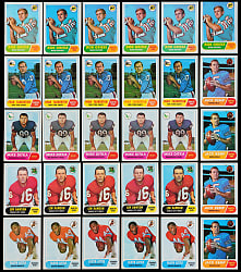 1968 Topps Football Second Series Collection (547) with 100+ Hall of Famers - Loaded!