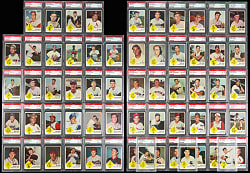 1963 Fleer PSA NM-MT 8 to MINT 9 Graded Near Set (61/66)