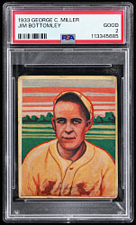 1933 R300 George C. Miller Jim Bottomley PSA GOOD 2