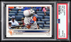 2022 Topps #315 "Mr. Met" Ultra Short Print PSA GEM MINT 10