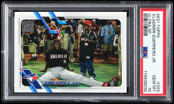 2021 Topps #224 Vladimir Guerrero Jr. Ultra Short Print PSA GEM MINT 10