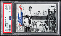 2020 Topps Update #U122 Lou Gehrig "The Speech" Super Shortprint PSA GEM MINT 10