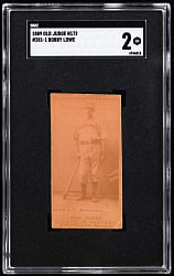 1889 N172 Old Judge Bobby Lowe SGC GOOD 2