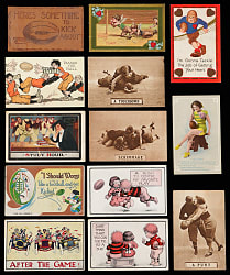 1900s to 1930s Football Postcards (90) Assorted