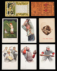 1900s to 1930s Multi-Sport Postcards (165) Balance of Collection