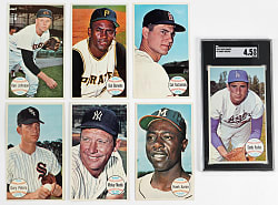 1964 Topps Giants Near Set (59/60) with SGC Graded Sandy Koufax