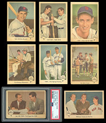 1959 Fleer Ted Williams Near Set (78/80) with PSA Graded #68 Ted Signs