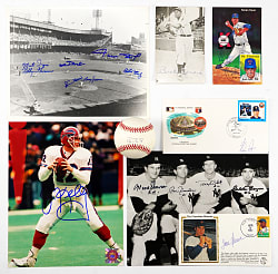 1970s to 2000s Signed Multi-Sport Flats Collection (52 Items)