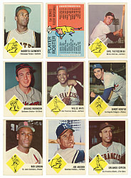 1963 Fleer Complete Set (66) Plus Checklist