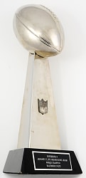 1971 Super Bowl V Baltimore Colts Replica Trophy - Heavy Vintage Example