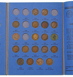 1857-1909 Indian Head/Flying Eagle Cent Partial Set (30/58) with 1908-S & 1909-S
