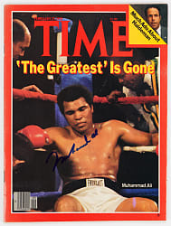 1978 Muhammad Ali Signed Time Magazine