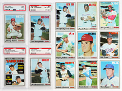 1970 Topps Near Set (717/720) with (7) PSA Graded Plus (4) Checklist Variations & (2) Star Duplicates - (723) Total Cards