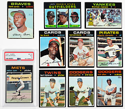 1971 Topps Near Set (751/752) with PSA EX 5 Nolan Ryan
