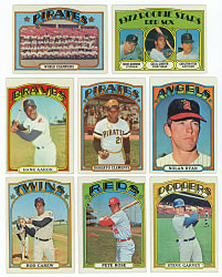1972 Topps Near Set (783/787) Plus (6) Color Variations - (789) Total Cards