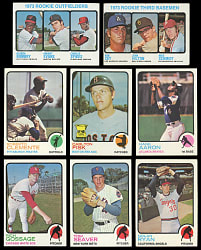 1973 Topps Near Set (657/660) Plus (17) Variations - (674) Total Cards
