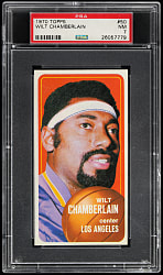 1970-1971 Topps Basketball #50 Wilt Chamberlain PSA NM 7