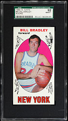 1969-1970 Topps Basketball #43 Bill Bradley Rookie SGC NM/MT+ 8.5