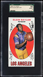 1969-1970 Topps Basketball #35 Elgin Baylor SGC NM/MT 8