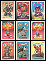 1985-1988 Topps Garbage Pail Kids Original Series 1-14 Complete Sets (14) with (1,100+) Total Stickers