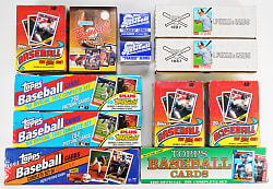 1982-2023 Topps/Donruss Complete Set & Unopened Box Collection (21) with (2) 1982 Topps Traded