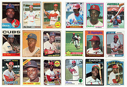 1962-1979 Topps Lou Brock Collection (20) Different with 1962 Topps #387 Rookie