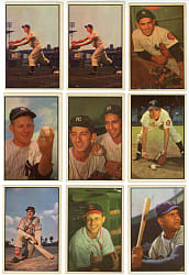 1953 Bowman Color Collection (43) with (18) Hall of Famers Including #32 Stan Musial